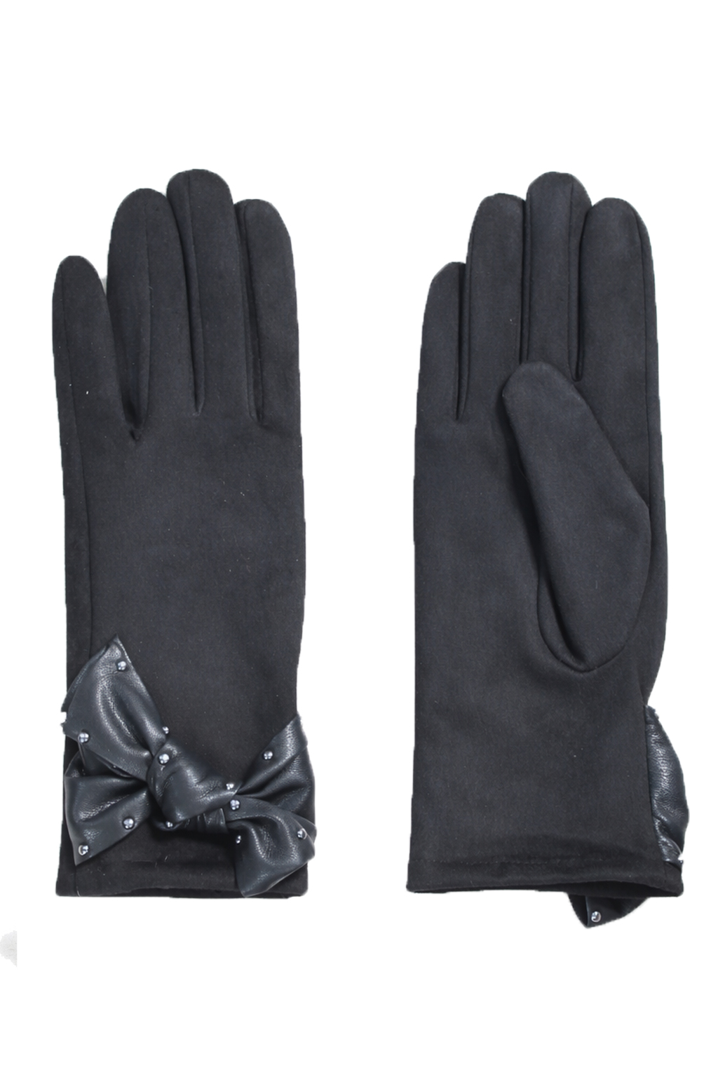 GUANTO DETTAGLIO FOCCO 100%PL MADE IN PRC                                      - BLACK